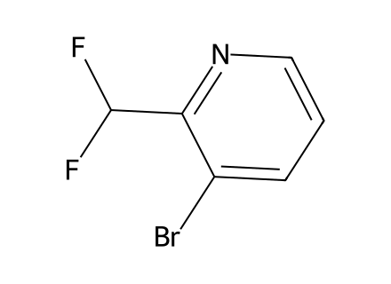 3-Bromo-2-(Difluoromethyl)Pyridine molecular structure