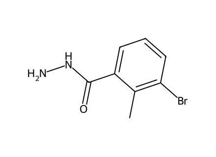 3-Bromo-2-methylbenzhydrazide molecular structure