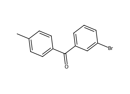 3-Bromo-4'-Methylbenzophenone molecular structure