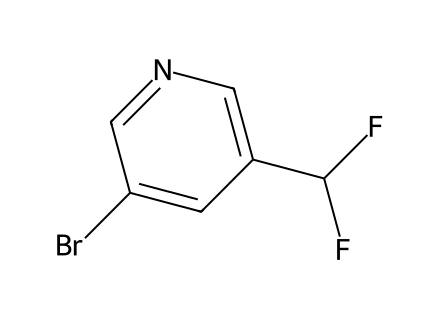3-Bromo-5-(Difluoromethyl)Pyridine molecular structure