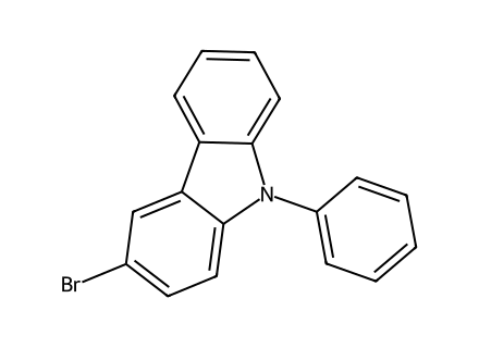 3-Bromo-9-Phenyl-9H-Carbazole molecular structure