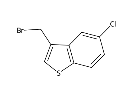 3-(Bromomethyl)-5-chlorobenzo[b]thiophene molecular structure