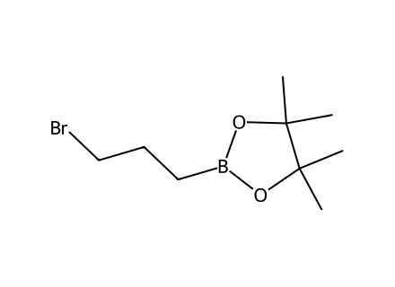 3-Bromopropylboronic acid pinacol ester molecular structure
