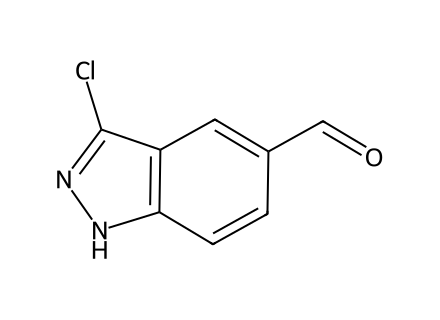 3-Chloro-1H-Indazole-5-Carboxaldehyde molecular structure