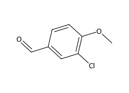 3-Chloro-4-Methoxybenzaldehyde molecular structure
