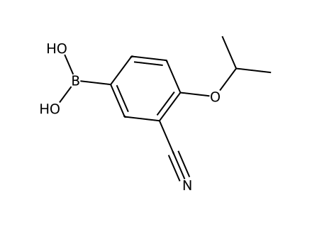 3-Cyano-4-isopropoxyphenylboronic acid molecular structure