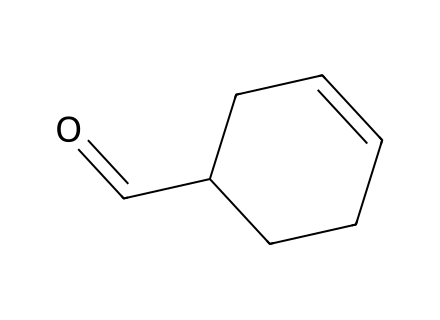 3-cyclohexene-1-carboxaldehyde molecular structure