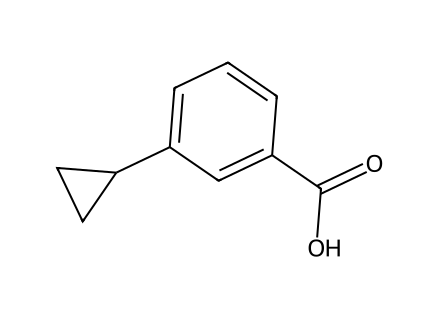 3-Cyclopropylbenzoic Acid molecular structure