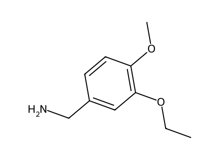 3-Ethoxy-4-methoxy-benzylamine molecular structure