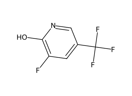 3-Fluoro-2-hydroxy-5-(trifluoromethyl)pyridine molecular structure