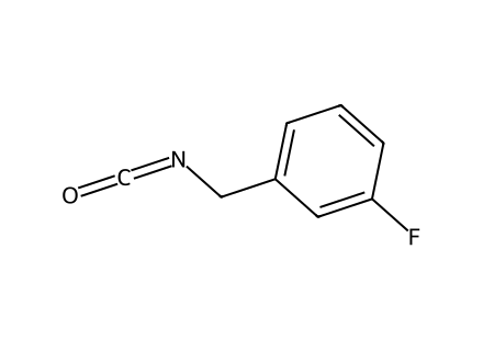 3-Fluorobenzyl isocyanate molecular structure