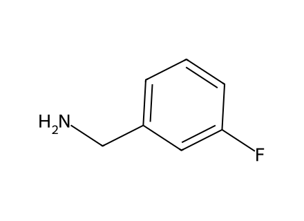 3-fluorobenzylamine molecular structure