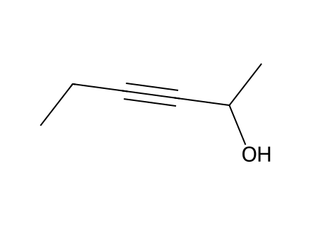 3-hexyn-2-ol molecular structure