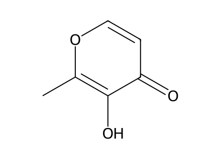 3-Hydroxy-2-Methyl-4-Pyrone molecular structure