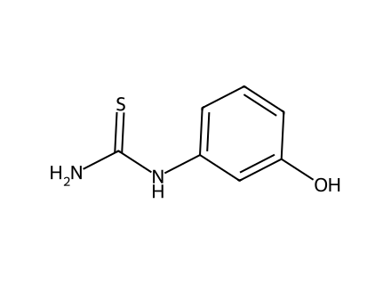 3-hydroxyphenylthiourea molecular structure