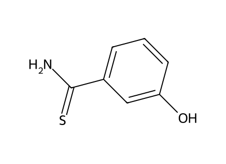3-hydroxythiobenzamide molecular structure