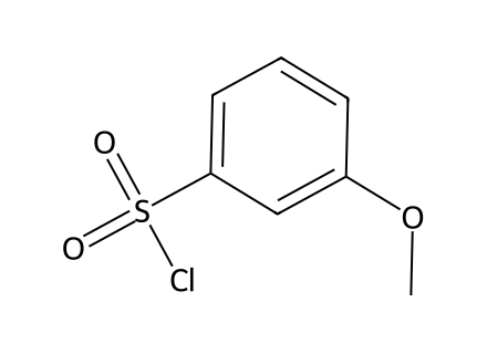 3-Methoxybenzenesulfonyl Chloride molecular structure