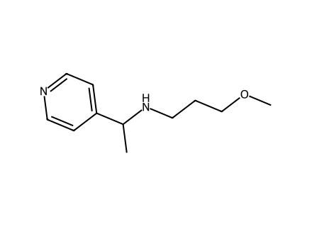 (3-Methoxypropyl)(1-pyridin-4-ylethyl)amine molecular structure