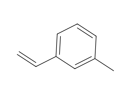 3-methylstyrene molecular structure