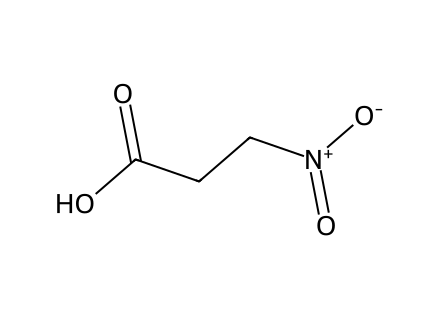3-Nitropropanoic Acid molecular structure
