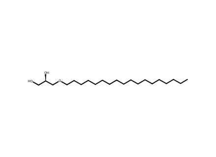 3-o-octadecyl-sn-glycerol molecular structure