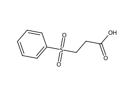 3-(Phenylsulfonyl)Propionic Acid molecular structure