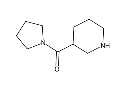 3-(Pyrrolidin-1-ylcarbonyl)piperidine molecular structure