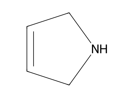 3-pyrroline molecular structure