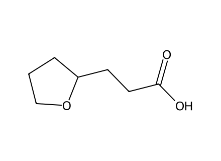 3-(Tetrahydro-furan-2-yl)-propionic acid molecular structure