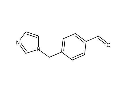 4-(1H-Imidazol-1-ylmethyl)benzaldehyde molecular structure