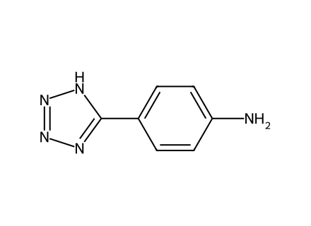 4-1h-tetrazol-5-yl-phenylamine molecular structure
