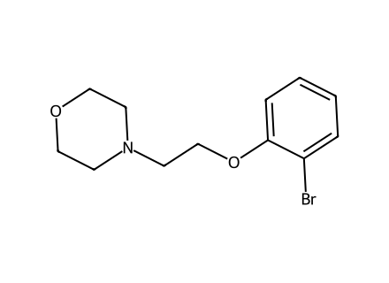 4-[2-(2-Bromophenoxy)ethyl]morpholine molecular structure