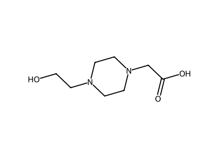[4-(2-Hydroxy-ethyl)-piperazin-1-yl]-acetic acid molecular structure