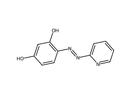 4-2-pyridylazo-resorcinol molecular structure