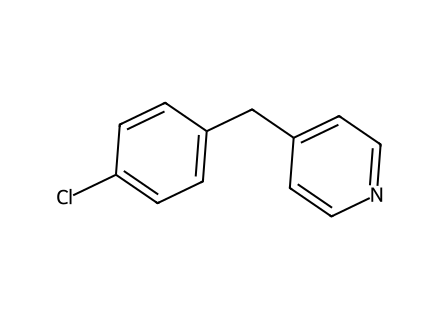 4-(4-Chlorobenzyl)pyridine molecular structure