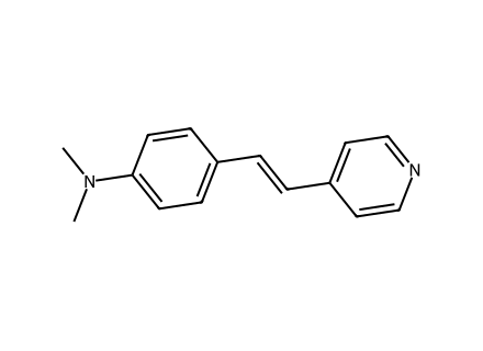 4-4-dimethylamino-styryl-pyridine molecular structure