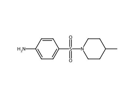 4-(4-Methyl-piperidine-1-sulfonyl)-phenylamine molecular structure