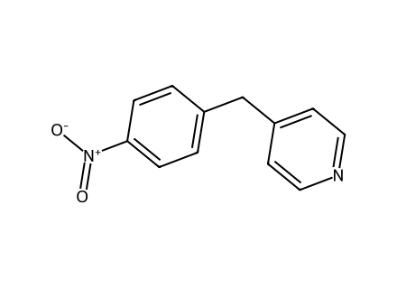 4-(4-Nitrobenzyl)pyridine, 98+% molecular structure