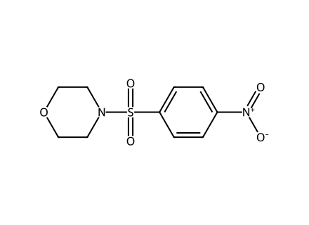 4-[(4-Nitrophenyl)sulfonyl]morpholine molecular structure