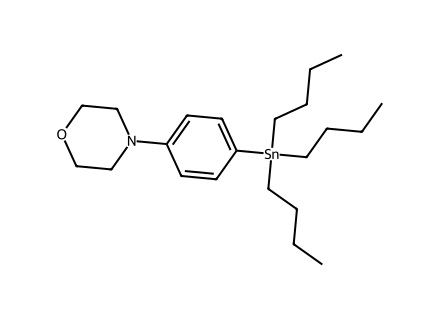 4-(4-(Tributylstannyl)Phenyl)Morpholine molecular structure
