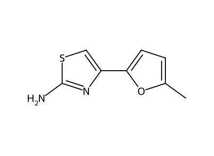 4-(5-Methyl-furan-2-yl)-thiazol-2-ylamine molecular structure