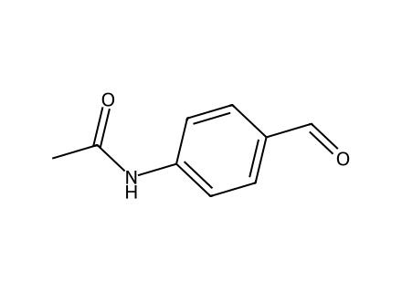 4-acetamidobenzaldehyde molecular structure