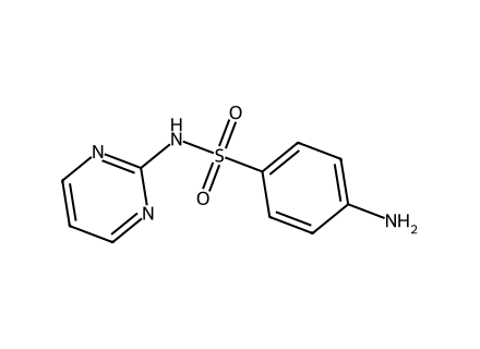 4-Amino-N-pyrimidin-2-ylbenzenesulfonamide molecular structure