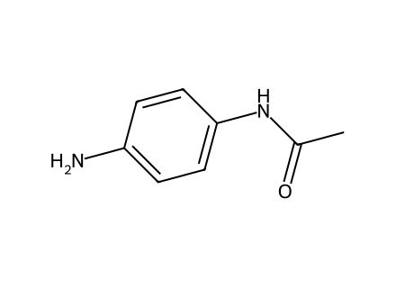 4'-Aminoacetanilide molecular structure