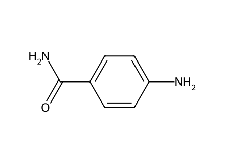 4-Aminobenzamide molecular structure