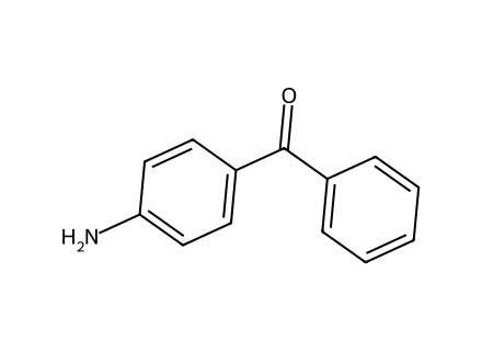 4-aminobenzophenone molecular structure
