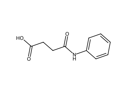 4-Anilino-4-oxobutanoic acid molecular structure