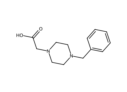 (4-Benzyl-piperazin-1-yl)-acetic acid molecular structure