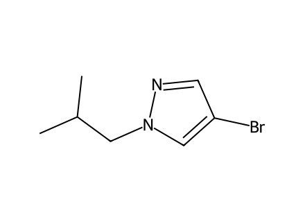 4-Bromo-1-ISObutylpyrazole molecular structure