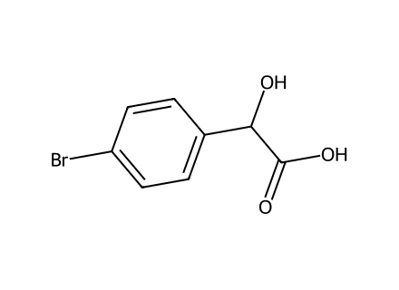 4-Bromo-DL-Mandelic Acid molecular structure